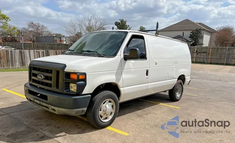 2010 Ford Econoline White из США, поврежденный, VIN 1FTNE2EL4ADA60332